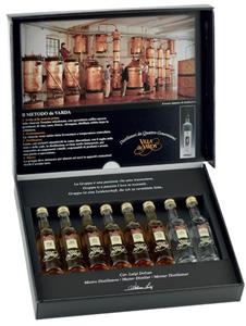 Grappa-Verkostungsset Villa de Varda
(8 x 50ml Mignonflaschen)