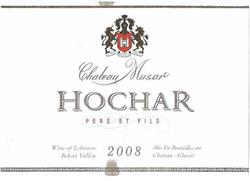 Hochar
Château Musar 2019