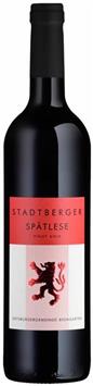 Spätlese Pinot noir Stadtberger AOC Aargau Silbermedaille Mondial des Pinots